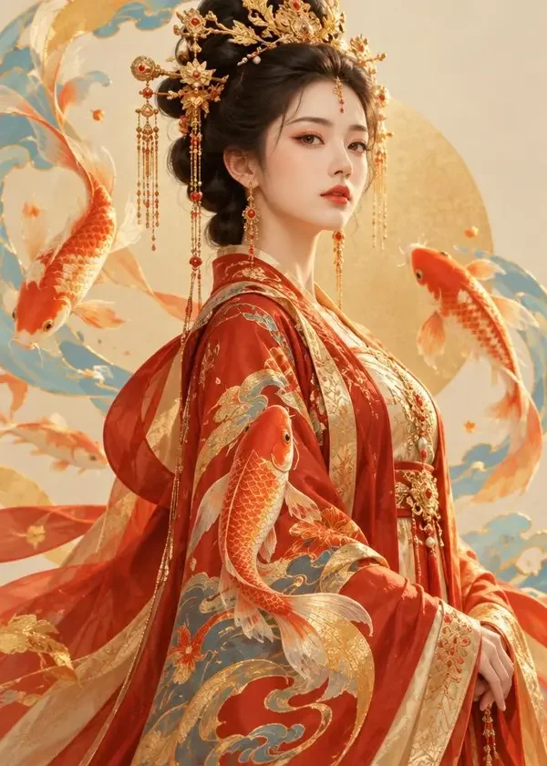 51短剧最新《凤临天下：锦鲤皇后》封面 - 古装权谋